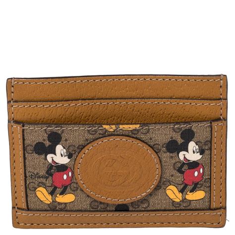 gucci mickey card holder|best gucci card holder.